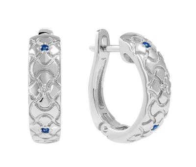 Серьги с драг. камн. 