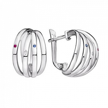 Серьги с драг. камн. 60103453